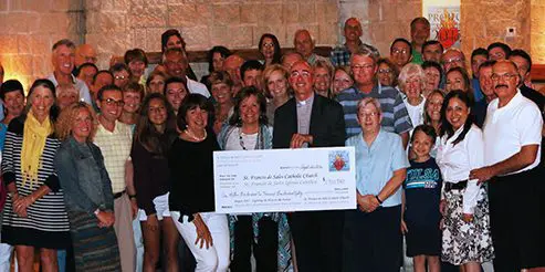 St. Francis de Sales campaign check presentation.