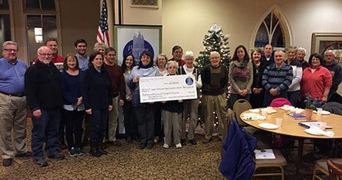 Saints Peter & Paul campaign check presentation.