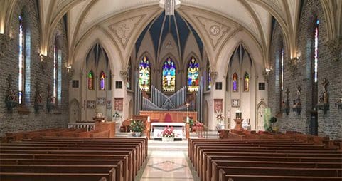 Saints Peter & Paul's interior.