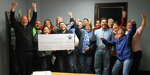 St. Anthony campaign check.