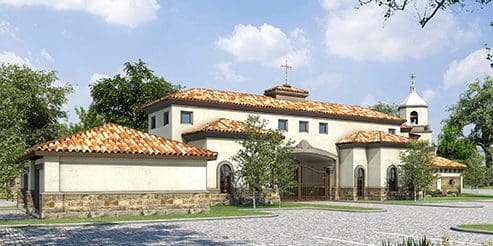 Regina Caeli Parish, Houston, TX gatehouse