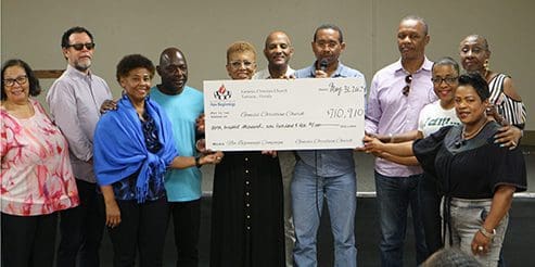 Genesis Christian Church campaign check