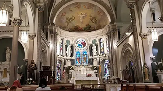 Interior of the Catholic Church of the Annunciation, Houston, TX