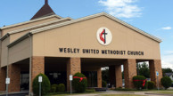 Wesley United Methodist Church Greenville, TX capital campaign results celebration exterior.