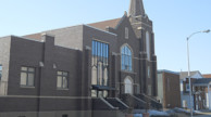 First Lutheran Church Detroit Lakes, MN exterior.