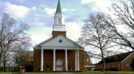 Yates Baptist Church Durham, NC front exterior.