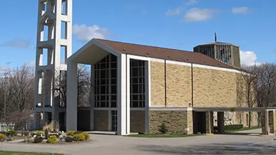 Trinity Lutheran Church, Grand Rapids, MI exterior view.