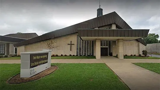Holy Rosary Catholic Church Evansville, IN front entrance