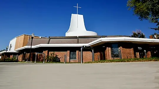 The exterior of St Mary's Parish, Garden City, KS