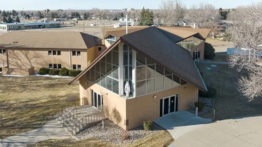 Our Lady of Grace Catholic Church, Minot, ND, exterior view. They just held a capital campaign led by Walsh & Associates, Church Capital Campaign Specialists