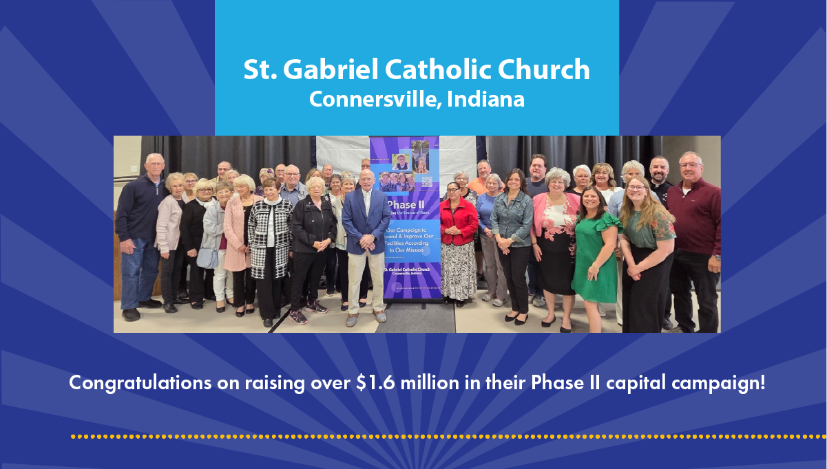 Congratulations to St. Gabriels in Connersville, IN